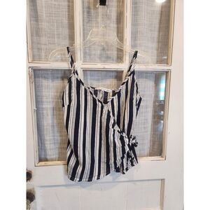 HYFVE Black‎ and White Striped Tank Women's Size Small